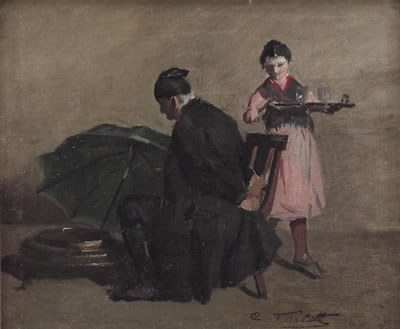 Anziano e bambina