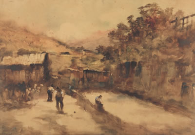 Paesaggio con figure