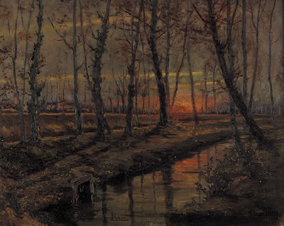 Tramonto by Cesare Libano - Auction record, sale price, and art valuation. Compare with similar artists and explore comparable artworks.