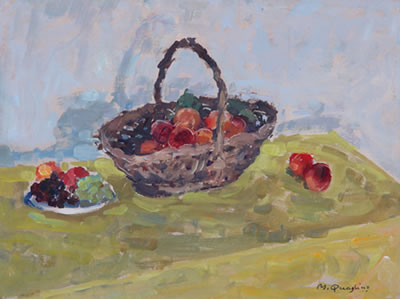 Il cestino di frutta by Massimo Quaglino - Auction record, sale price, and art valuation. Compare with similar artists and explore comparable artworks.