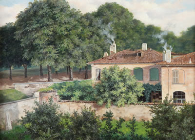 Scorcio di villa