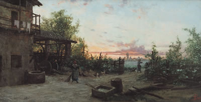 Scena di vita quotidiana by Giacinto Bo - Auction record, sale price, and art valuation. Compare with similar artists and explore comparable artworks.