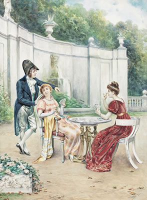 Sample artwork by Casimiro Tomba Aldini (1857 - 1929), known for genre painting and watercolour - View similar artists and auction records