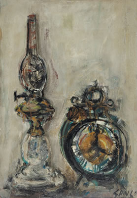 Composizione con la lampada, 1967