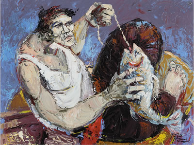 Lotta per la vita by Massimo Paterna - Auction record, sale price, and art valuation. Compare with similar artists and explore comparable artworks.
