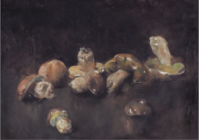 Natura morta di funghi