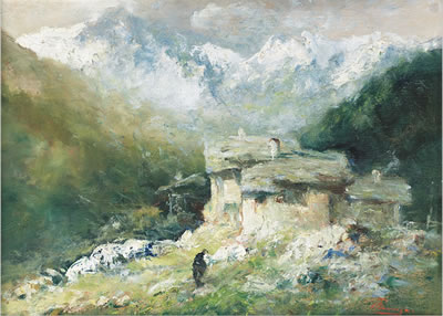 Paesaggio montano by Pietro Piacenza - Auction record, sale price, and art valuation. Compare with similar artists and explore comparable artworks.