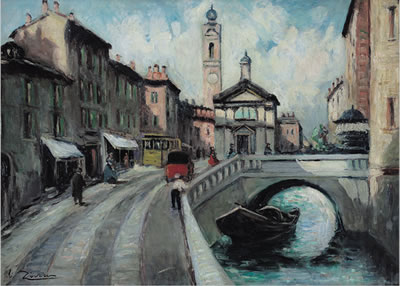 Chiesa di Santa Maria della Vittoria e naviglio