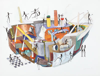 Sample artwork by Albert Barreda (Born 1945), known for painting - View similar artists and auction records