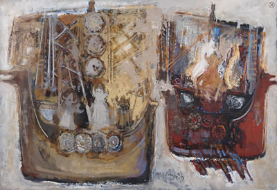 Sample artwork by Miro Romagna (1927 - 2006), known for painting - View similar artists and auction records