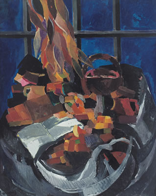Tavolo e finestra, 1971