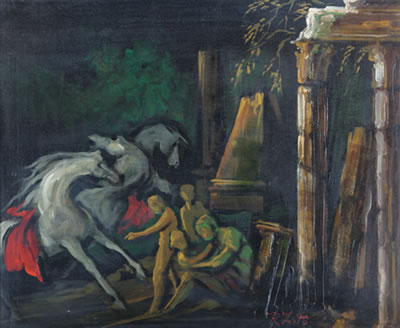 Capriccio antico 2, 1990 by Rodolfo Zito - Auction record, sale price, and art valuation. Compare with similar artists and explore comparable artworks.