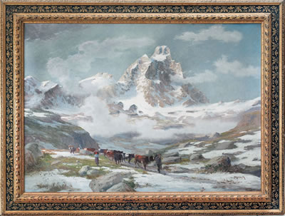 Pascolo ai piedi del Cervino