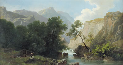 Paesaggio montano con figura by Angelo Beccaria - Auction record, sale price, and art valuation. Compare with similar artists and explore comparable artworks.