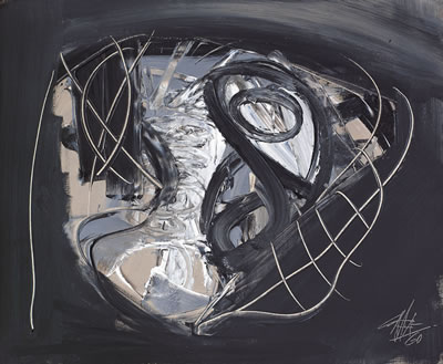 Portrait of Antonio Saura: Self-portrait