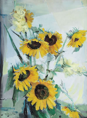 Girasoli by Michele Baretta - Auction record, sale price, and art valuation. Compare with similar artists and explore comparable artworks.