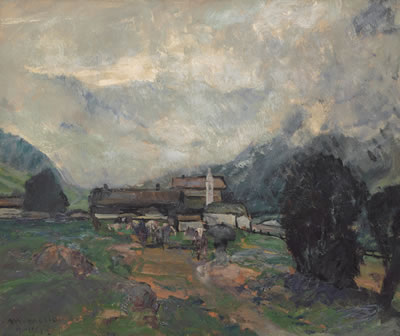 Pioggia a Brusson (Valle D'Aosta)