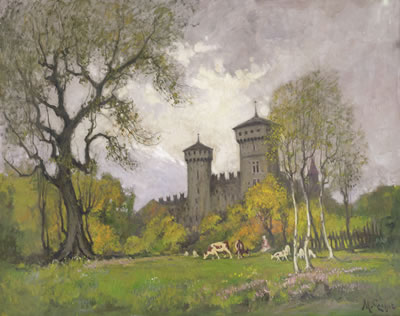 Castello del Valentino by Mario Gachet - Auction record, sale price, and art valuation. Compare with similar artists and explore comparable artworks.