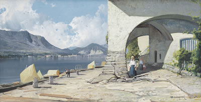 Lago Maggiore dall'Isola dei Pescatori by Ottorino Campagnari - Auction record, sale price, and art valuation. Compare with similar artists and explore comparable artworks.