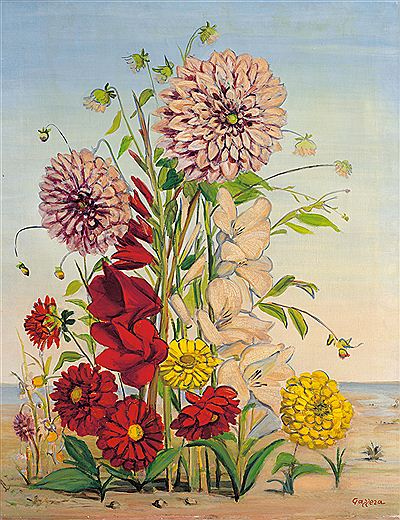 Dalie in riva al mare by Romano Gazzera - Auction record, sale price, and art valuation. Compare with similar artists and explore comparable artworks.
