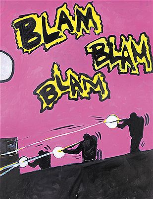 Blam, blam, blam