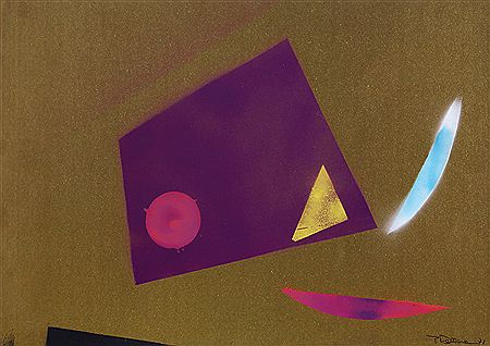 Sample artwork by Tony Dallara (Born 1936), known for painting - View similar artists and auction records