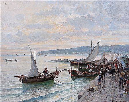Posillipo by Antonio Perciavalle - Auction record, sale price, and art valuation. Compare with similar artists and explore comparable artworks.
