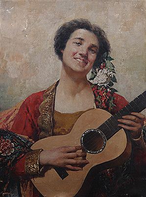Suonatrice di chitarra