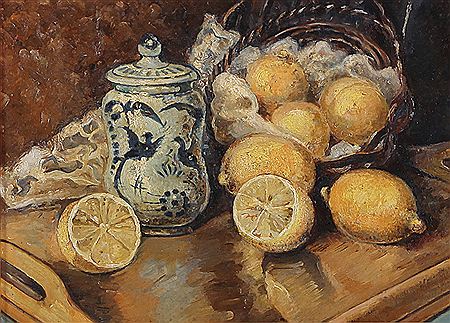 Vaso e limoni by Romolo Bernardi - Auction record, sale price, and art valuation. Compare with similar artists and explore comparable artworks.