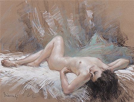Sample artwork by Alberto Bianchi (1882 - 1969), known for painting - View similar artists and auction records
