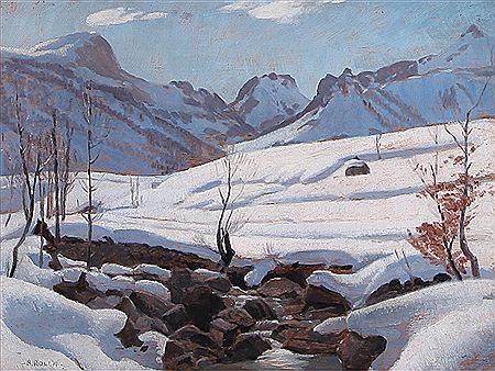 Neve a Val San Giovanni, Limone Piemonte by Adolfo Giuseppe Rolla - Auction record, sale price, and art valuation. Compare with similar artists and explore comparable artworks.