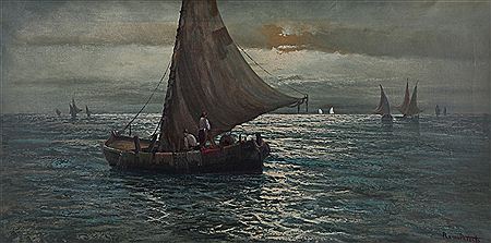 Sample artwork by Remo Testa (20th Century), known for painting - View similar artists and auction records