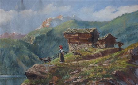 Sample artwork by Adolfo Polaroli (1862 - 1952), known for painting - View similar artists and auction records