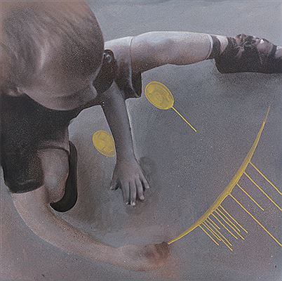 Sample artwork by Leo (Born 1971), known for painting - View similar artists and auction records
