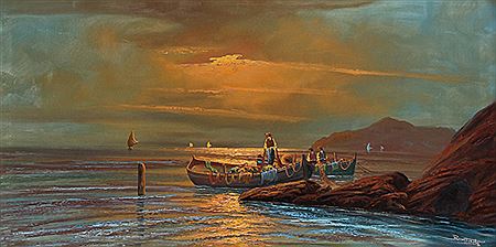 Marina con pescatori by Remo Testa - Auction record, sale price, and art valuation. Compare with similar artists and explore comparable artworks.