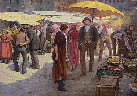 Sample artwork by Augusto Gheduzzi (1883 - 1969), known for painting - View similar artists and auction records