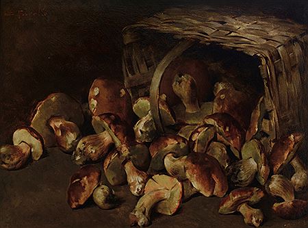 Cesto di funghi