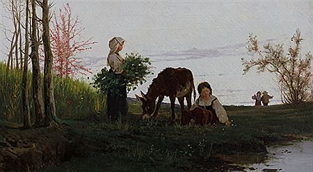 Nel dolce aprile, (1882) by Vincenzo Scala - Auction record, sale price, and art valuation. Compare with similar artists and explore comparable artworks.