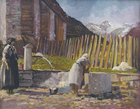 Sample artwork by Giovanni Garrone (Born 1902), known for painting - View similar artists and auction records
