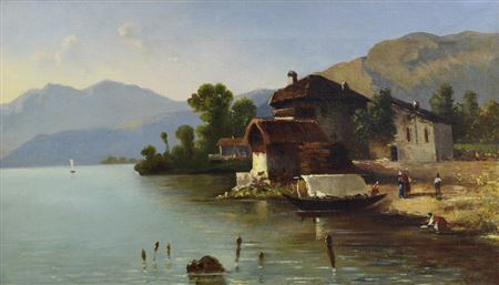 Figure e case sul Lago di Como