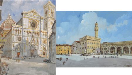 Firenze, Piazza della Signoria and Firenze, il Duomo (2)