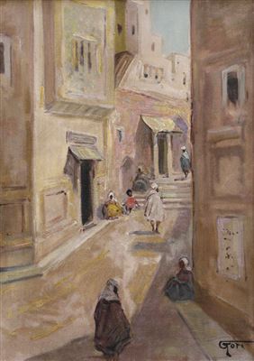 Scena orientale by Renzo Gori - Auction record, sale price, and art valuation. Compare with similar artists and explore comparable artworks.