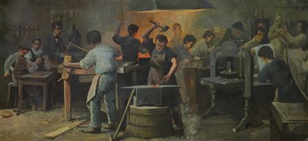 Lavori by Fausto Eliseo Coppini - Auction record, sale price, and art valuation. Compare with similar artists and explore comparable artworks.