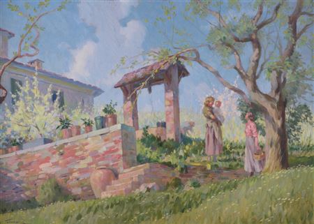 Primavera by Giovanni Garrone - Auction record, sale price, and art valuation. Compare with similar artists and explore comparable artworks.