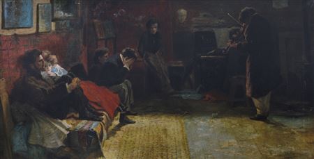 Sonata, kerutzer Beethoven by Lionello Balestrieri - Auction record, sale price, and art valuation. Compare with similar artists and explore comparable artworks.