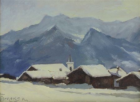 San Denis, Valle d'Aosta by Angelo Forneris - Auction record, sale price, and art valuation. Compare with similar artists and explore comparable artworks.