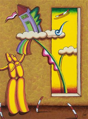 Sample artwork by Giuliano Ghelli (1944 - 2014), known for painting - View similar artists and auction records