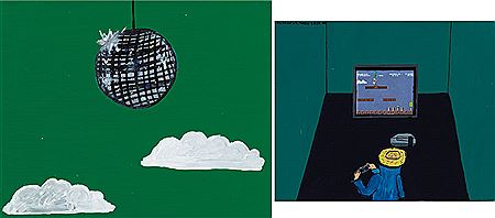 Van Gogh vs. Mario Bros Inc., 2005 and Tano Festa 70', 2006 (2)