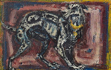 Il cane arlecchino, 1952 by Luigi Spazzapan - Auction record, sale price, and art valuation. Compare with similar artists and explore comparable artworks.