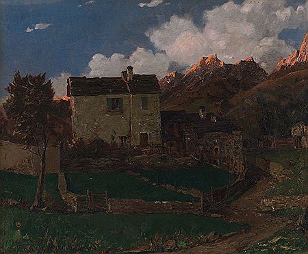 Case rustiche in montagna by Dante Comelli - Auction record, sale price, and art valuation. Compare with similar artists and explore comparable artworks.